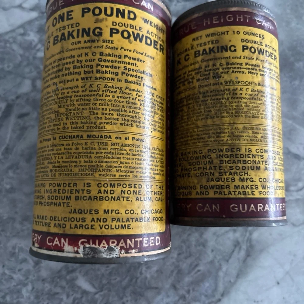 Vintage KC Baking Powder Bundle
